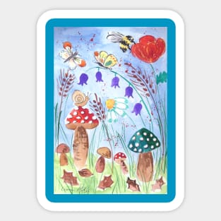 Mushroom Land! Sticker